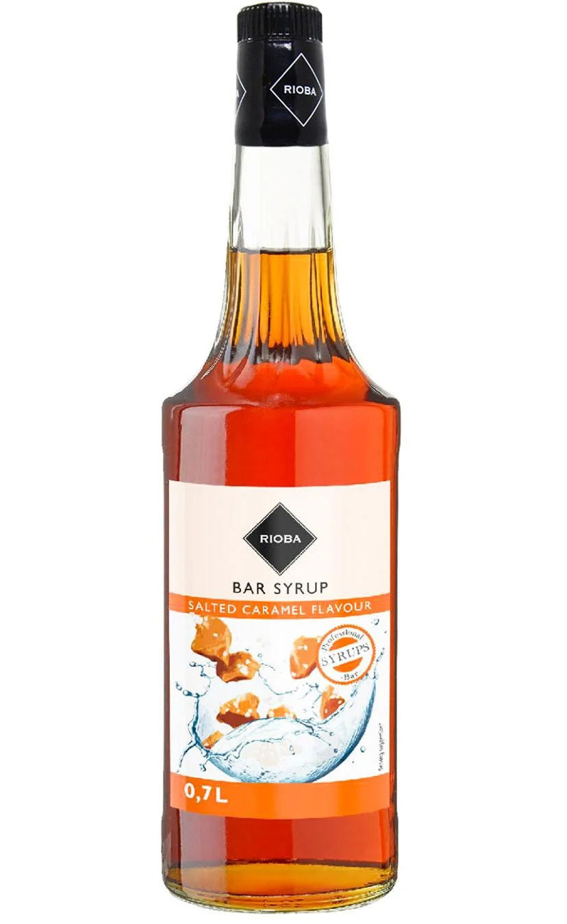Сироп десертний 0,7л., зі смаком солоної карамелі Rioba - фото 1