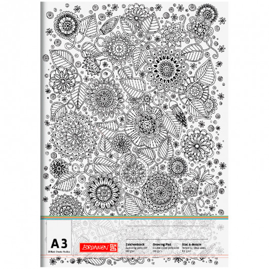 Альбом-склейка для рисования  Zenart  А3, 20 лист., 100 г/м2 Brunnen - фото 3