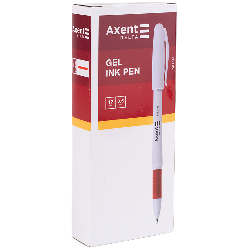 Гелева ручка DG 2045, червона Axent - фото 2
