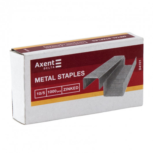 Скобы для степлера №10, 1000шт./уп. Axent - фото 2