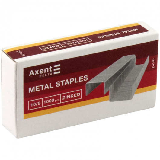 Скобы для степлера №10 Standard, 1000шт./уп. Axent - фото 2