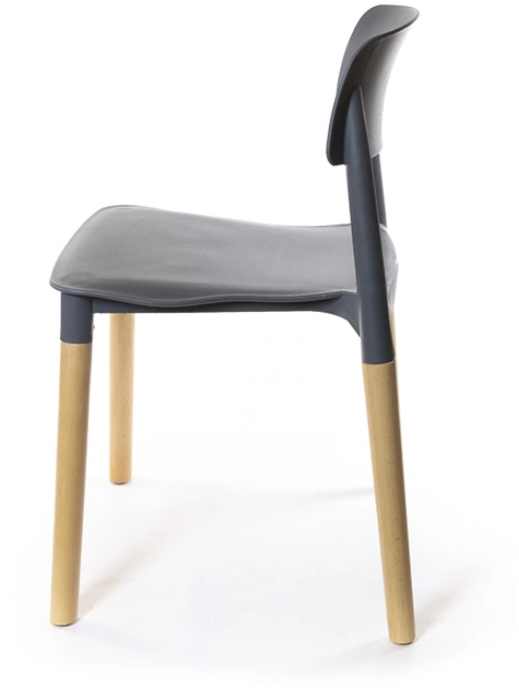 Стул Фредо EX, серый АКЛАС - фото 3