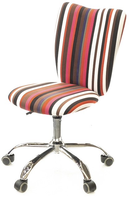 Кресло Детское поворотное Кеви CH TILT, полосатое АКЛАС - фото 1