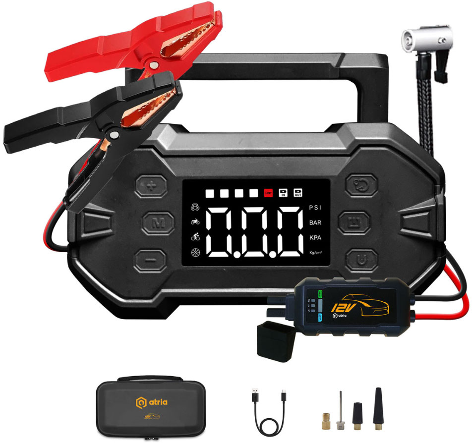 Автономное пусковое устройство JS-A3000 Pump УМБ 3000A/20000mAh QC18W Atria - фото 1