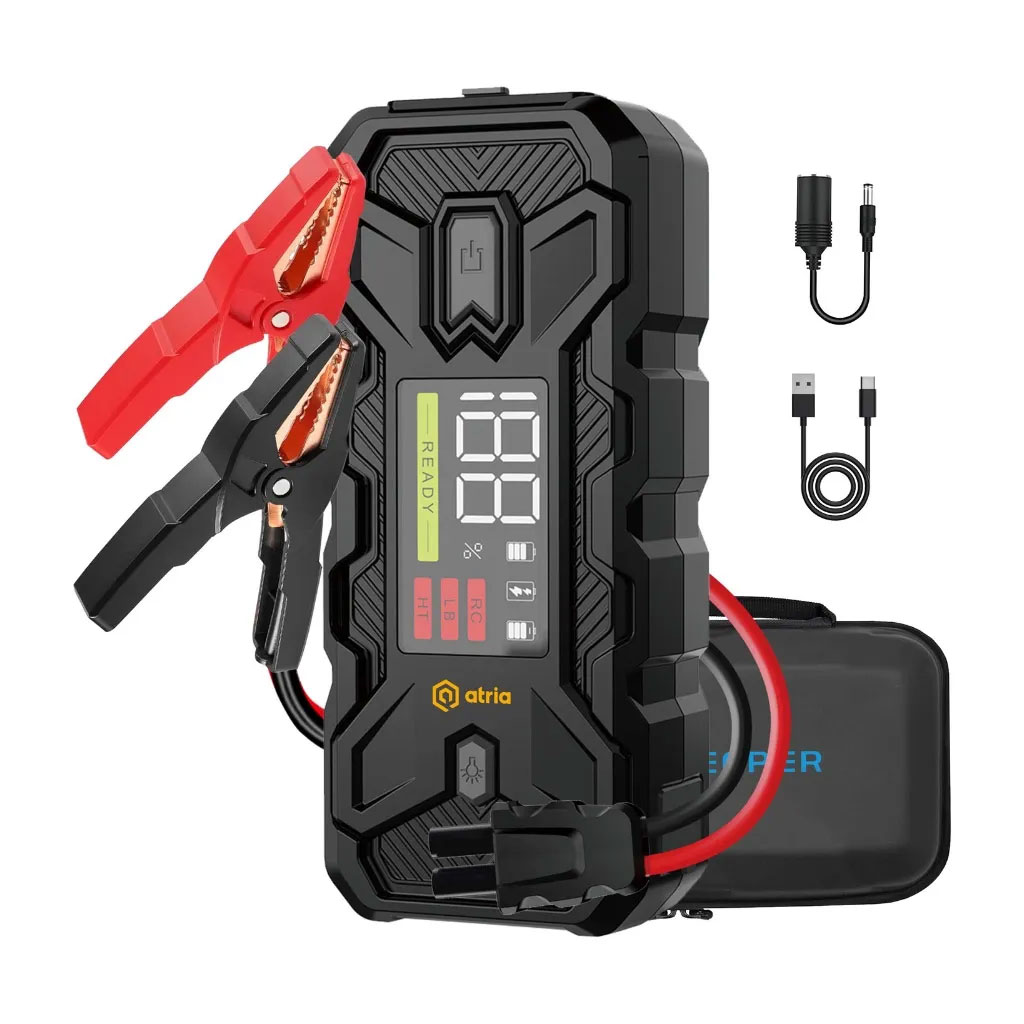 Автономное пусковое устройство JS-A3000 Pump УМБ 3000A/20000mAh QC18W Atria - фото 2