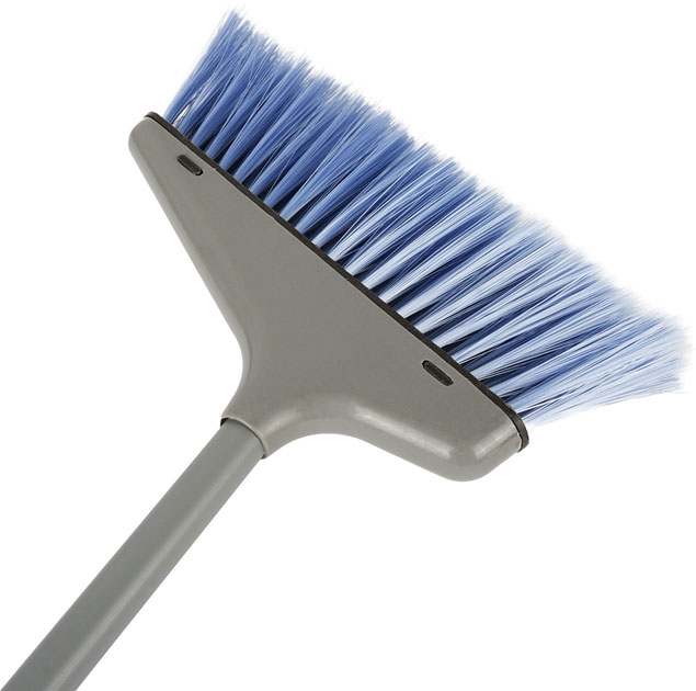 Набор для уборки: щетка и совок с длинной ручкой EF-0075-R, серый Eco Fabric - фото 3