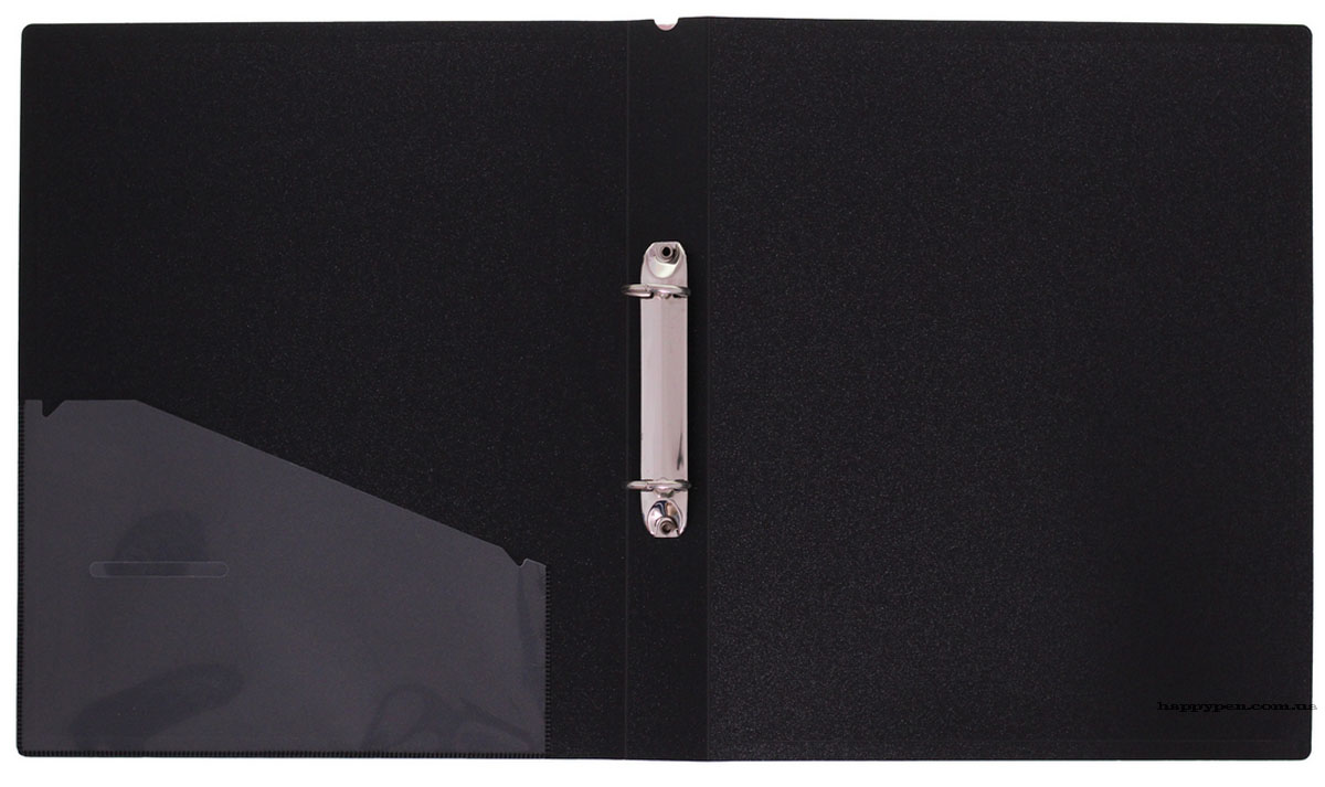 Папка А4, 25мм., 2кольца (PР), черн. NORMA - фото 4