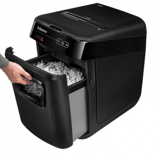 Знищувач документів AUTOMAX 200C, автоподача 200л., 3м/хв., різка 4*38мм., кошика. 32л., 4клас.  FELLOWES - фото 6