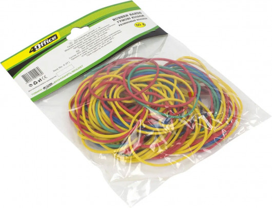 Резинка для денег d=50мм., 50гр., цвет ассорт. 4Office - фото 3