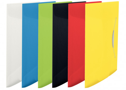 Папка на гумках Vivida А4, 150арк., поліпропілен з тисненням, син. Esselte - фото 6