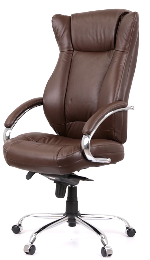 Крісло для керівника Бадалона CH MB (Шкіра LC-K), коричн. АКЛАС - фото 20