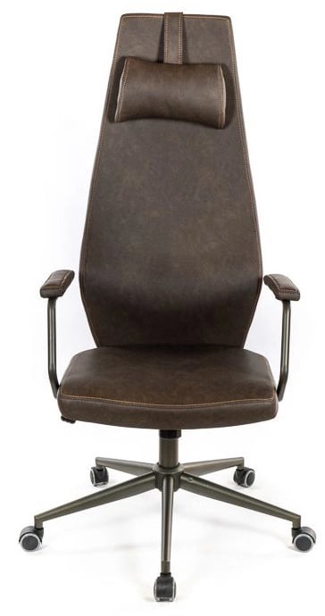 Кресло для персонала Ронин CH TILT, темно-корич. АКЛАС - фото 15