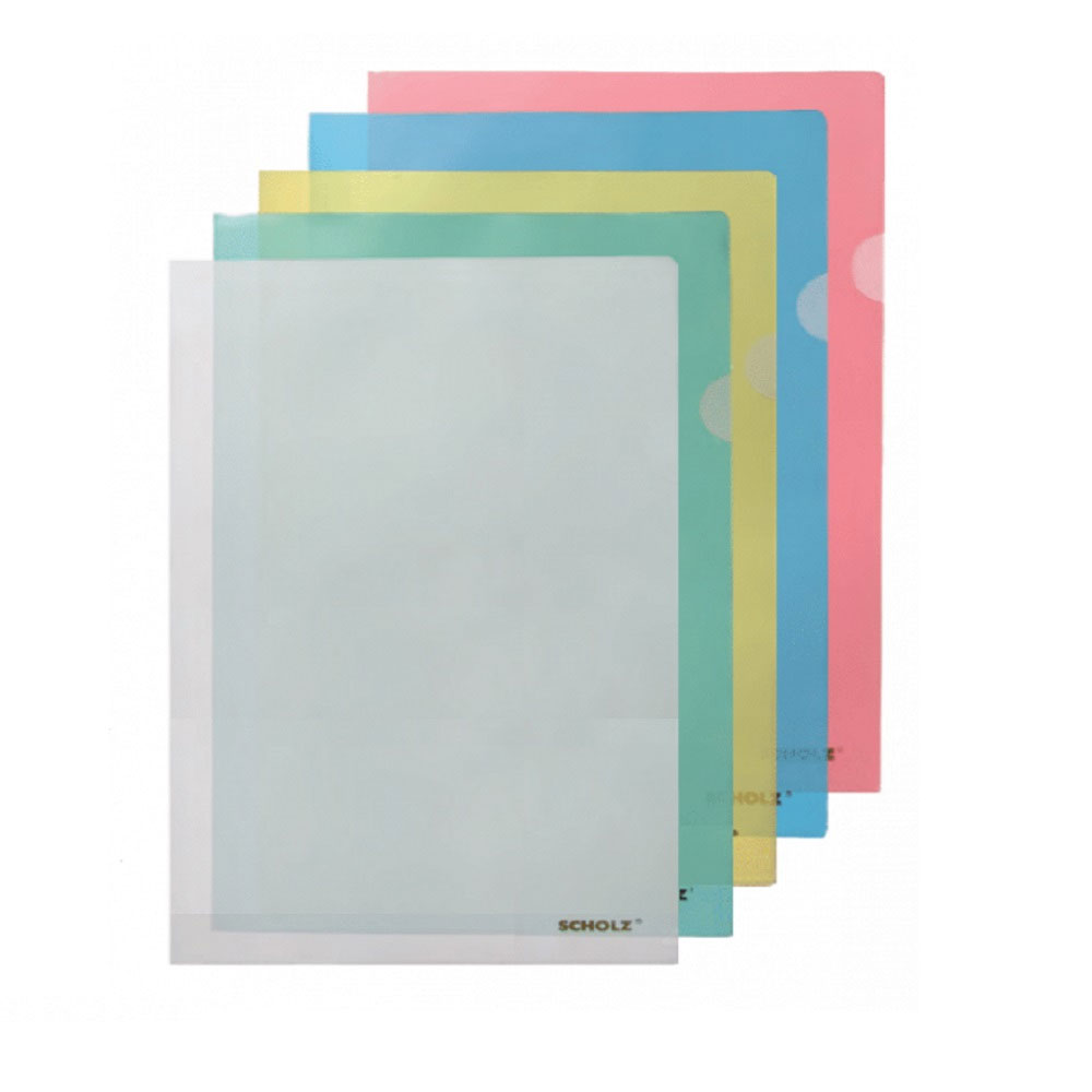 Папка-куток прозора глянсова, товщина 180мкм, син. Scholz - фото 4