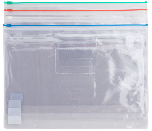 Папка-конверт на молнії, А4, червон. BuroMax - фото 2