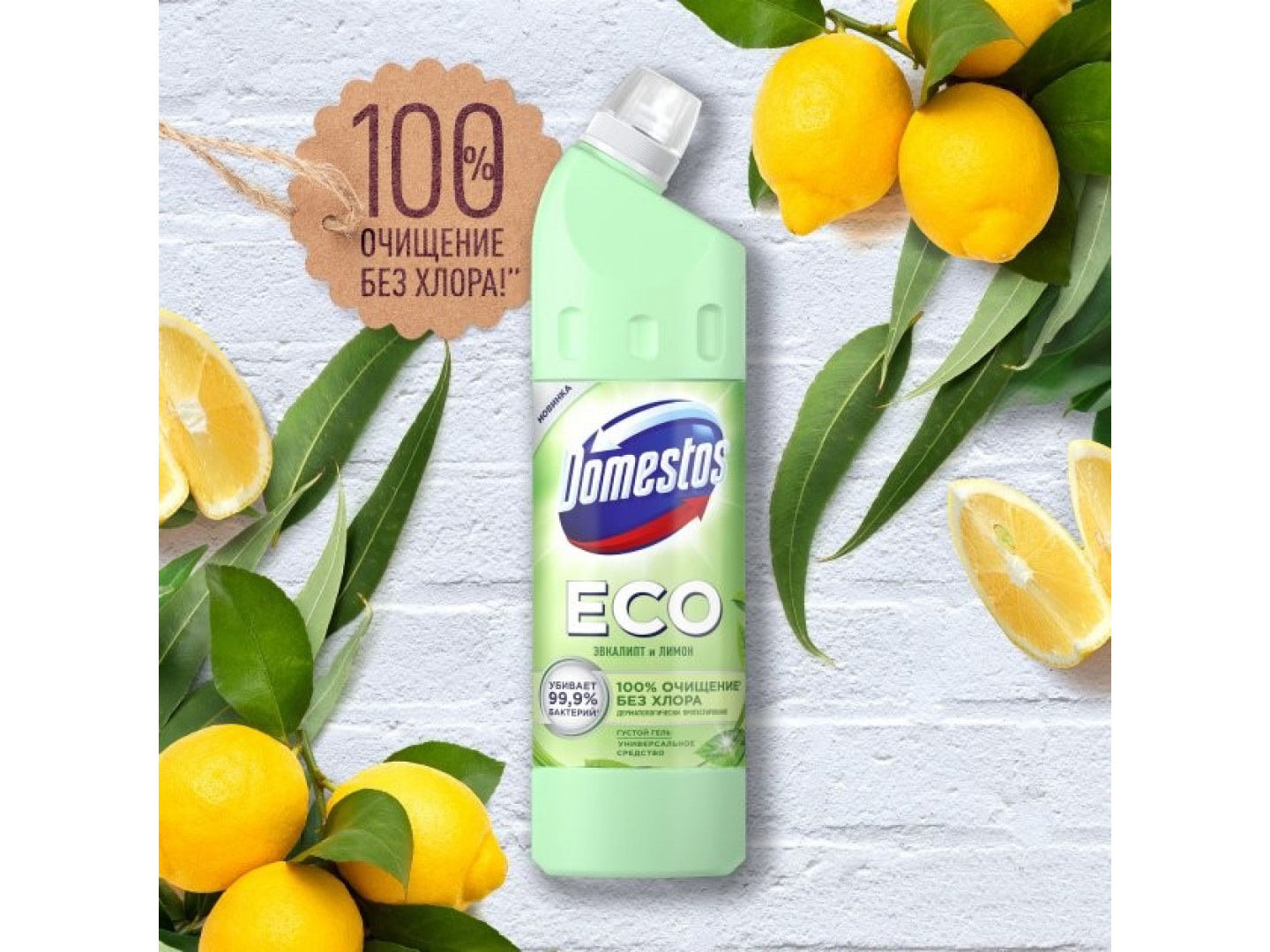 Засіб універсальний миючий, 750мл. ECO Свіжість ліса DOMESTOS - фото 1