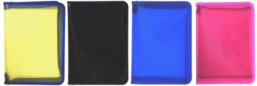 Папка на блискавці, А4, 30мм., напівпрозора, рифлена, асорті NORMA - фото 7