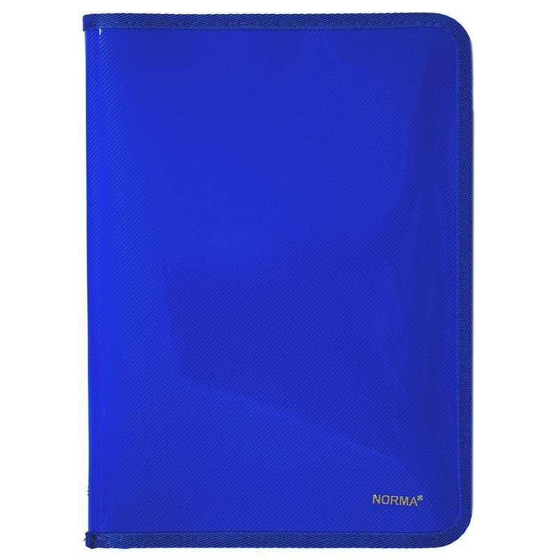 Папка на блискавці, А4, 30мм., напівпрозора, рифлена, асорті NORMA - фото 9