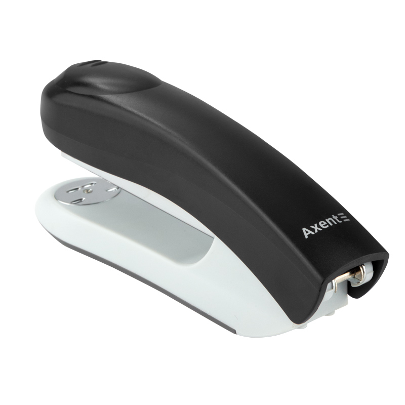 Степлер 24/6 Welle-2, 25арк., глибина скріплення 95мм., пласт., 4825-A чорн. Axent - фото 4