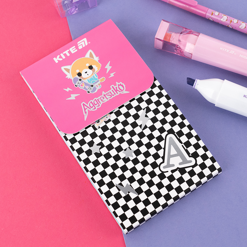 Блокнот на магніті, 60 арк., клітинка, Aggretsuko (AR24-092) Kite - фото 5