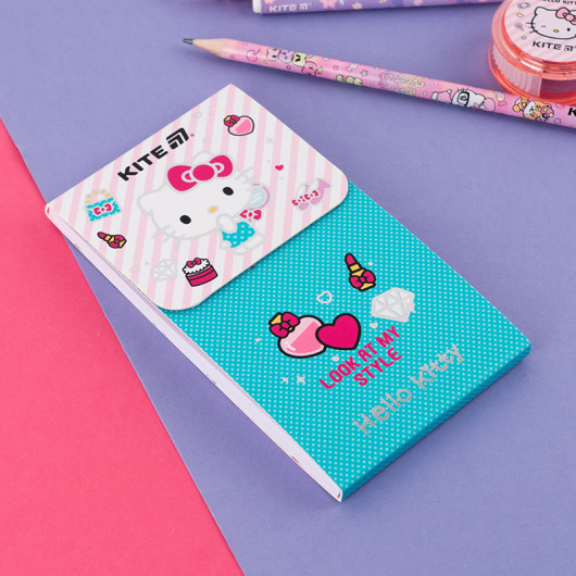 Блокнот на магніті, 60 арк., клітинка, Hello Kitty-1 (HK24-092-1) Kite - фото 5