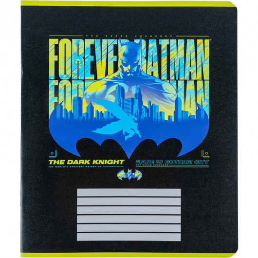 Тетрадь 18 лист., в кл., гибр. лак + УФ лак, DC Comics (DC24-236) Kite - фото 13