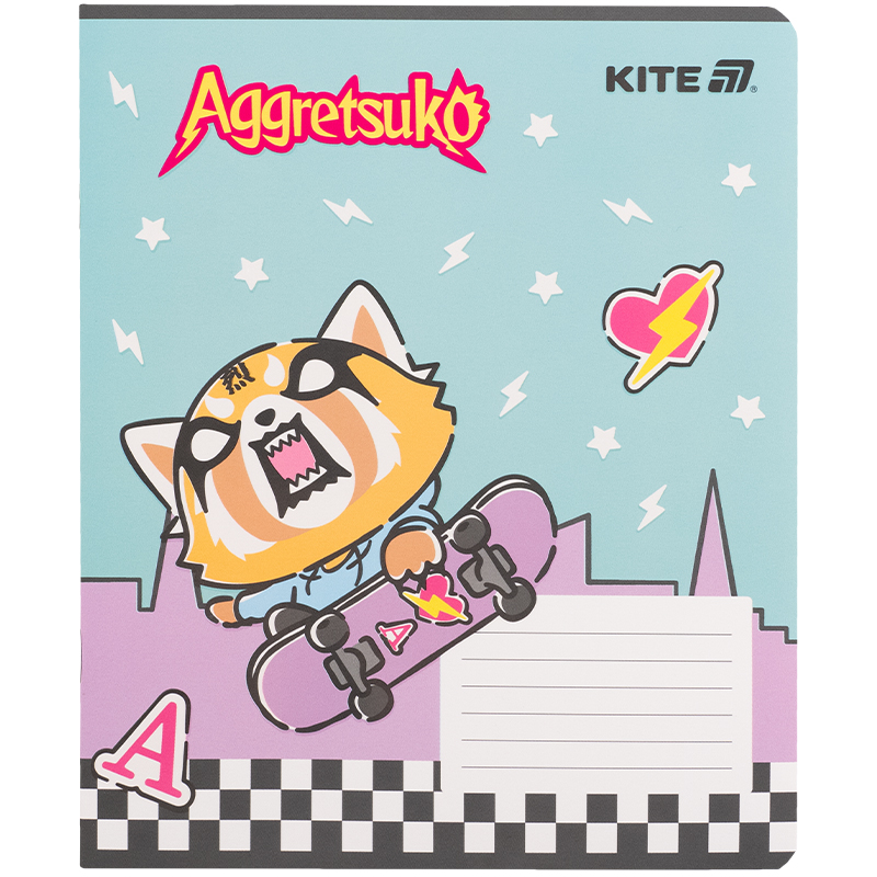 Зошит 18 арк., кл., софт тач + УФ лак, Aggretsuko (AR25-236) Kite - фото 14