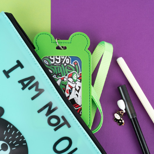 Бейдж на шнурку вертикальний, зелений Kite - фото 6