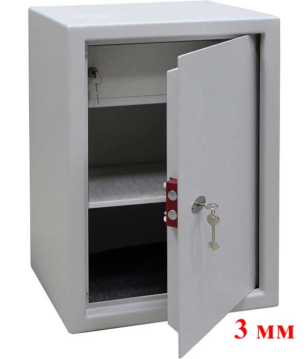 Сейф офісний (650*450*380мм.), відділення для готівки (трейзер), ключовий замок Україна - фото 1