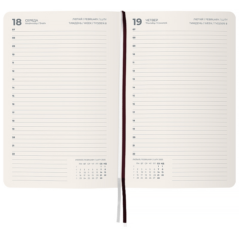 Щоденник 2026 Partner City Soft, 145*210, коричневий Axent - фото 5