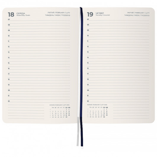 Щоденник 2026 Partner City Soft, 145*210, синій Axent - фото 5