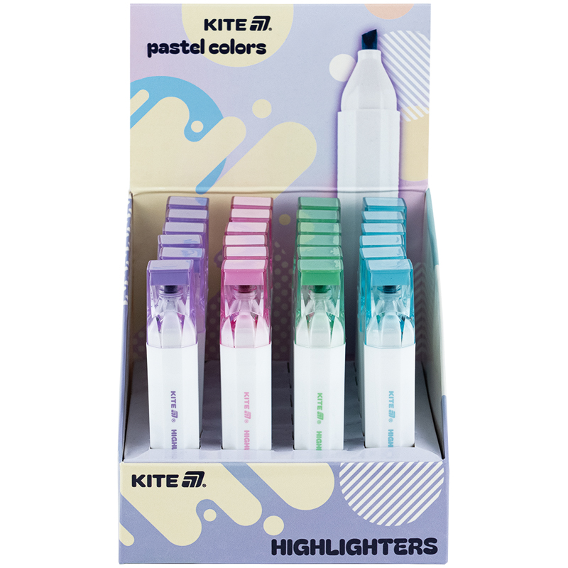 Маркер Highlighter, Kite Creative Pastel Colors Kite - фото 5