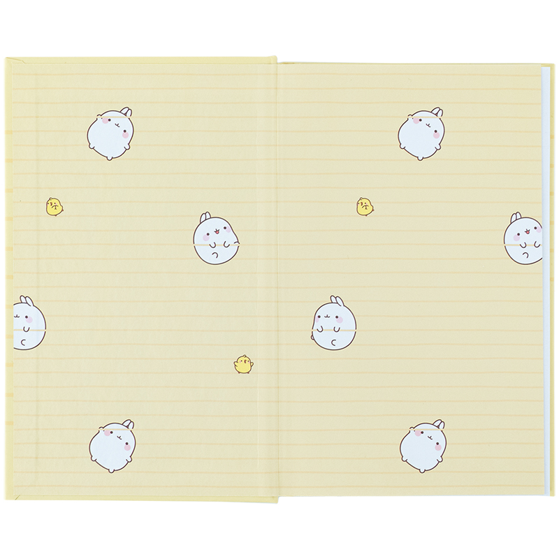 Книга записная твердая обложка А6, 80 лист., кл., Molang (ML25-199) Kite - фото 5