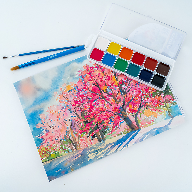 Краски акварельные, 12 цв. Kite Classic (K-061) Kite - фото 4