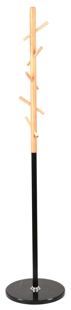 Вішак підлоговий Інжир VKY-6014B Дерево бук/ метал, чорн. АКЛАС - фото 1