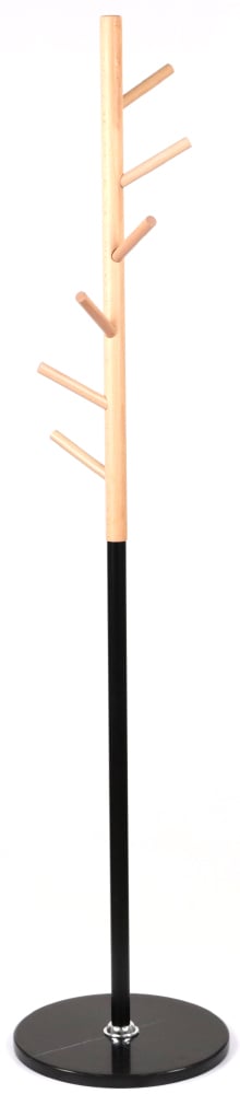 Вешалка напольная Осыка VKY-6009 Дерево бук/ металл, черн. АКЛАС - фото 1