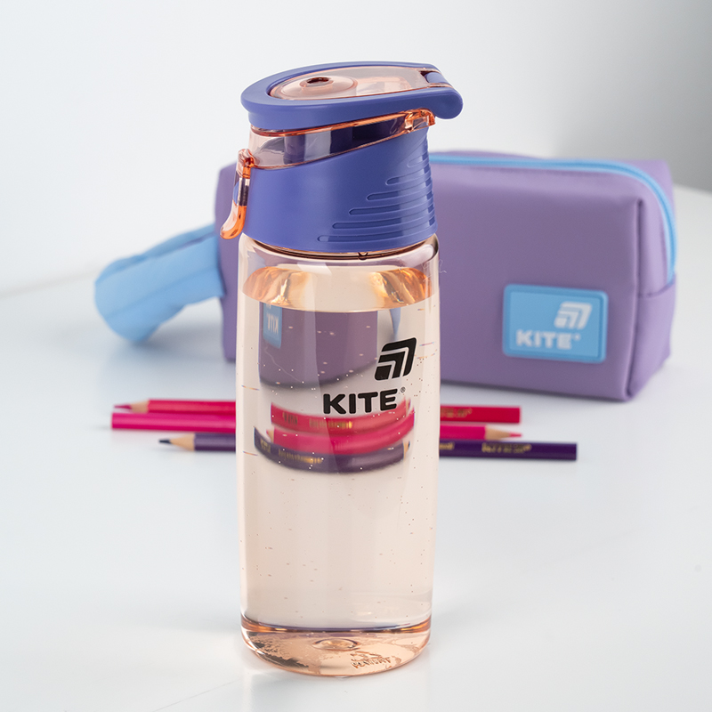 Пляшечка для води, 550 мл, рожева (K25-401-4) Kite - фото 5