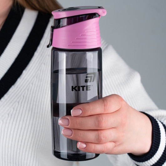 Пляшечка для води, 550 мл, сіра (K25-401-1) Kite - фото 5