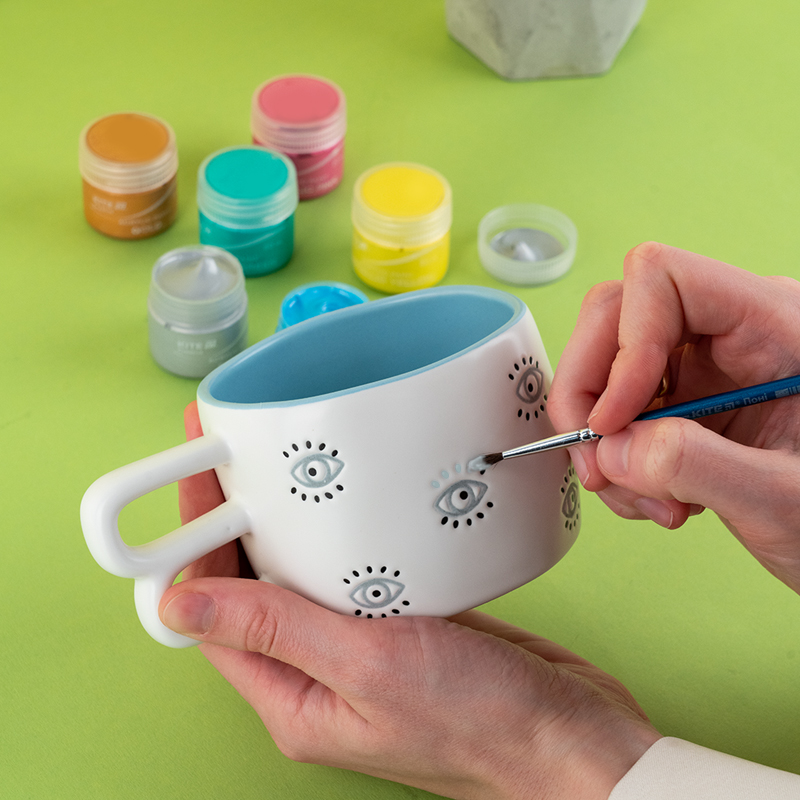 Фарби акрилові, 6 металевих кольорів, 20 мл, Kite Creative (K-273) Kite - фото 6