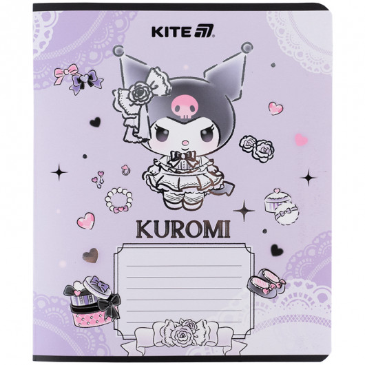 Зошит 18 арк., лін., фольга + УФ лак, Hello Kitty-1 (HK25-237-1) Kite - фото 13