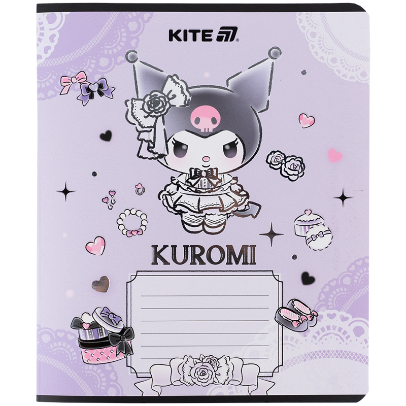 Зошит 18 арк., лін., фольга + УФ лак, Hello Kitty-1 (HK25-237-1) Kite - фото 13
