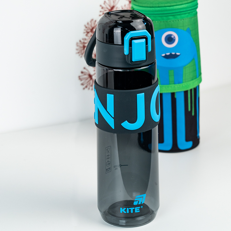 Пляшечка для води, 680 мл, чорно-блакитна (K25-1233-2) Kite - фото 7
