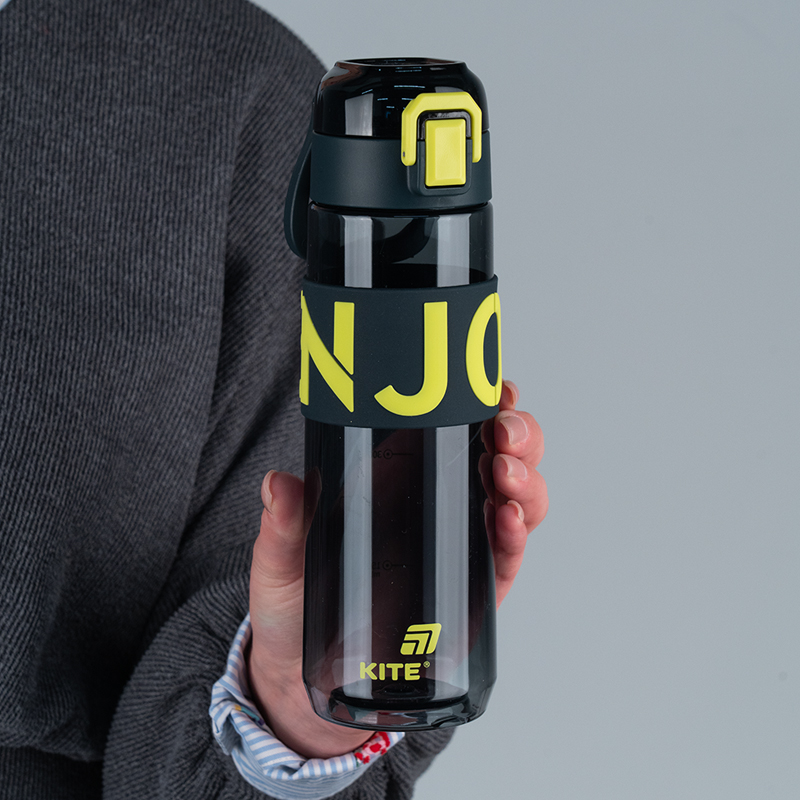 Пляшечка для води, 680 мл, чорно-жовта (K25-1233-1) Kite - фото 7