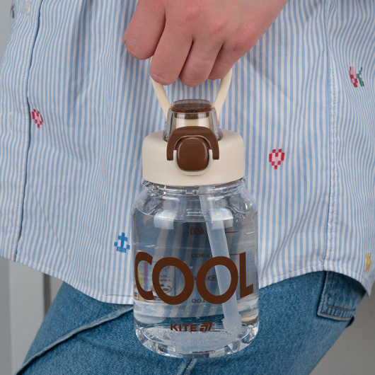 Бутылочка для воды, 700 мл, бело-коричневая (K25-1217-1) Kite - фото 7