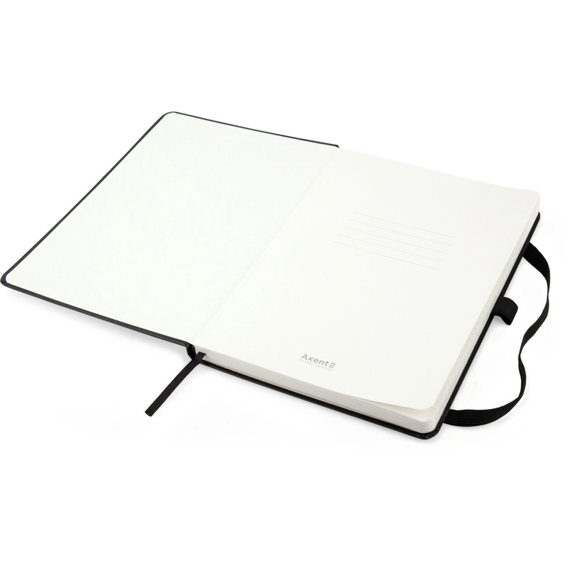 Книга записна Partner Prime А5 (145*210мм.), 96арк, кліт, чорн. Axent - фото 8