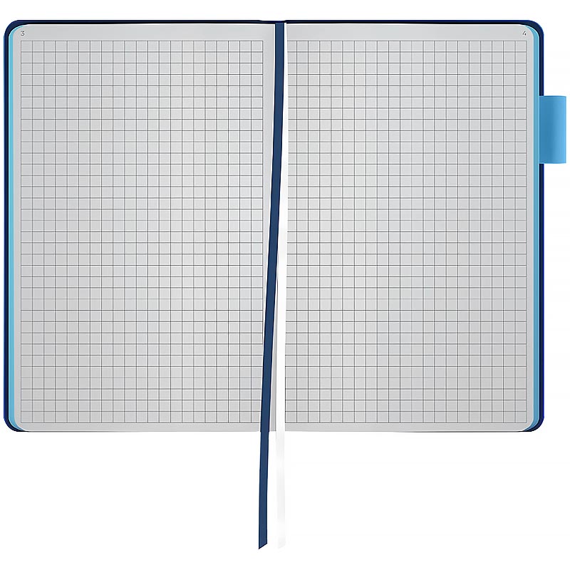 Еженедельник 2026 Partner Soft Muse, 125*195мм, синий Axent - фото 6