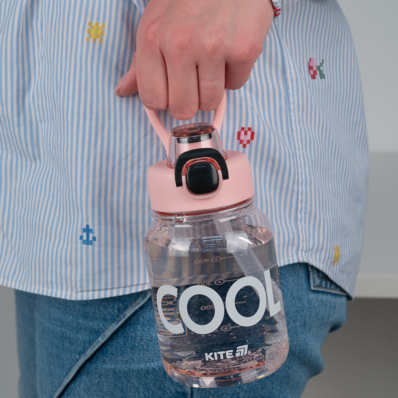 Бутылочка для воды, 700 мл, розово-черная (K25-1217-3) Kite - фото 7