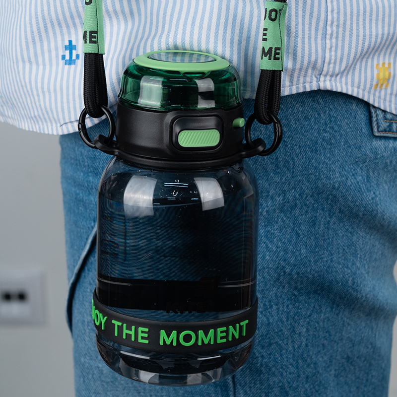 Пляшечка для води, 700 мл, чорно-зелена (K25-1218-2) Kite — фото 6