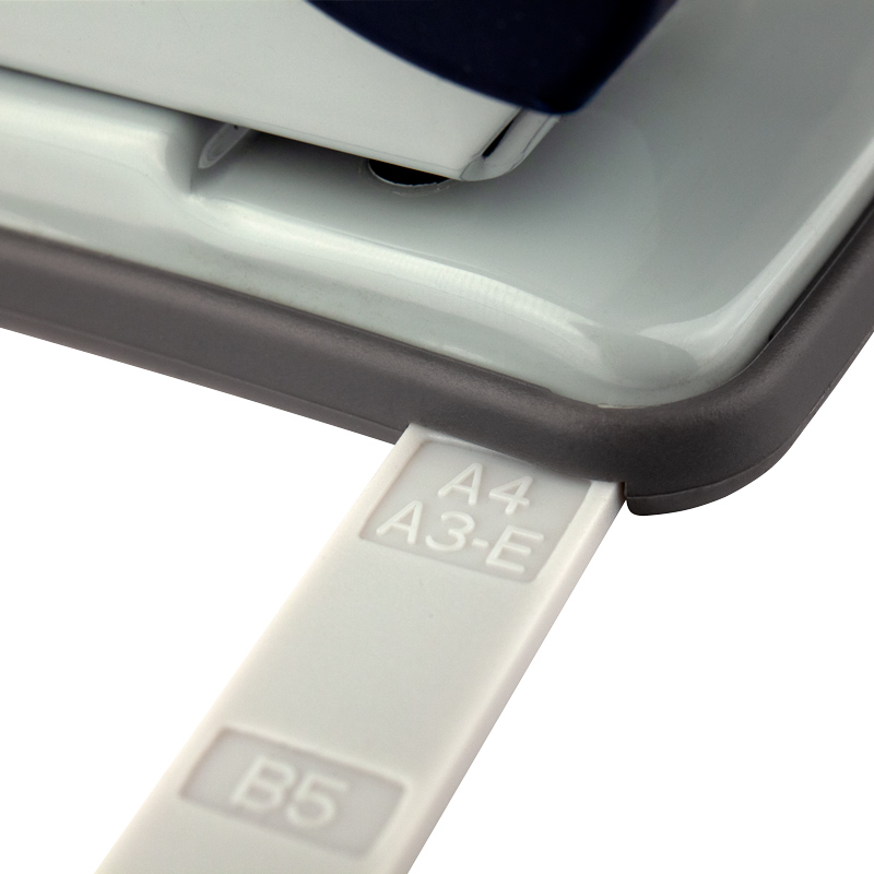 Діркопробивач на 2 отвори, до 30 аркушів Welle-2, пластиковий, черв. Axent - фото 5