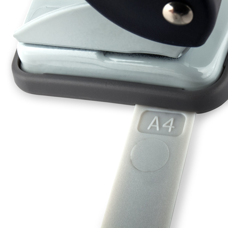 Діркопробивач на 2 отвори, до 10 аркушів Welle-2, пластиковий, син. Axent - фото 5