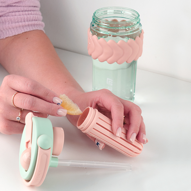 Стакан для води, 700 мл, м'ятно-рожевий Kite - фото 9